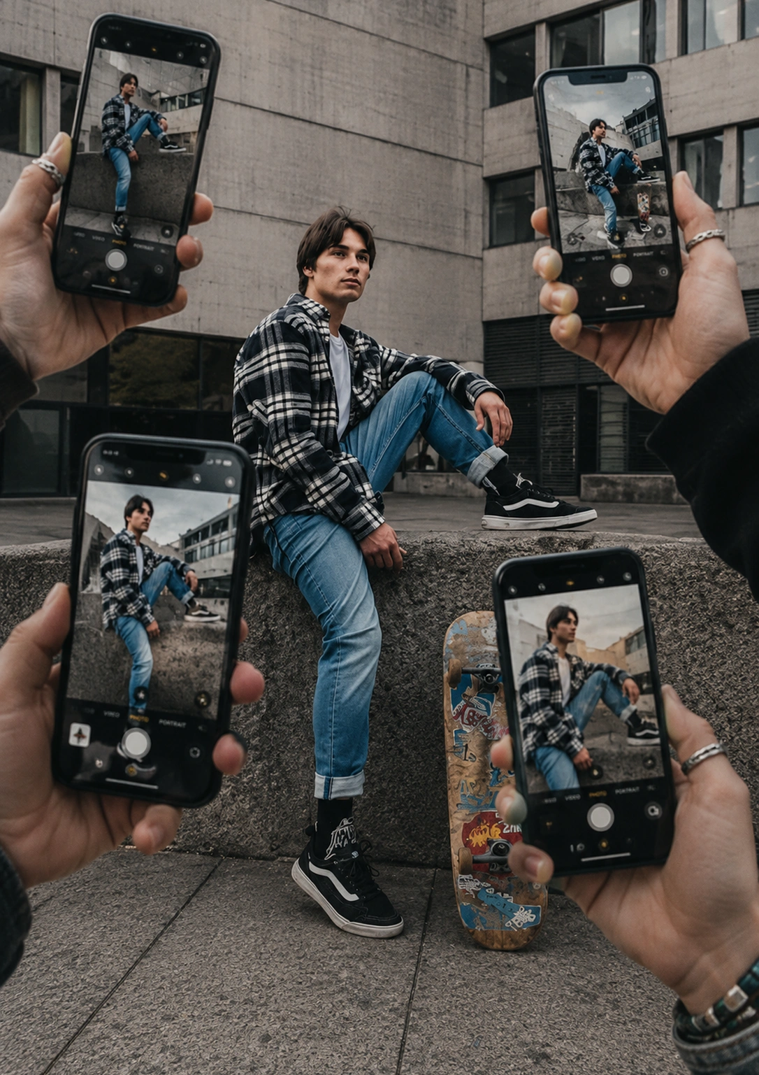 Y2K Paparazzi Fashion Portrait